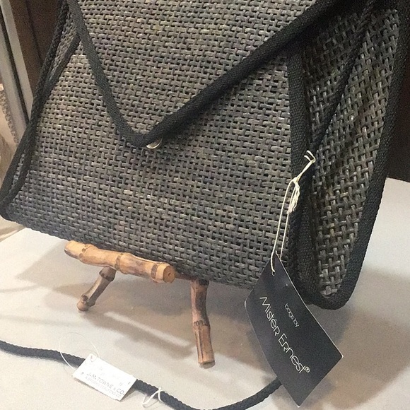 1960’s Mister Ernest straw envelope bag - Picture 3 of 8